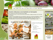 Tablet Screenshot of markthalle-regensburg.de